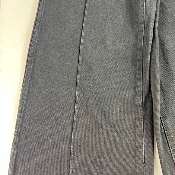 Madewell Jeans Women's 27x30* Super Wide Leg High Rise Black Faded Denim Tag 27 - Picture 4 of 16